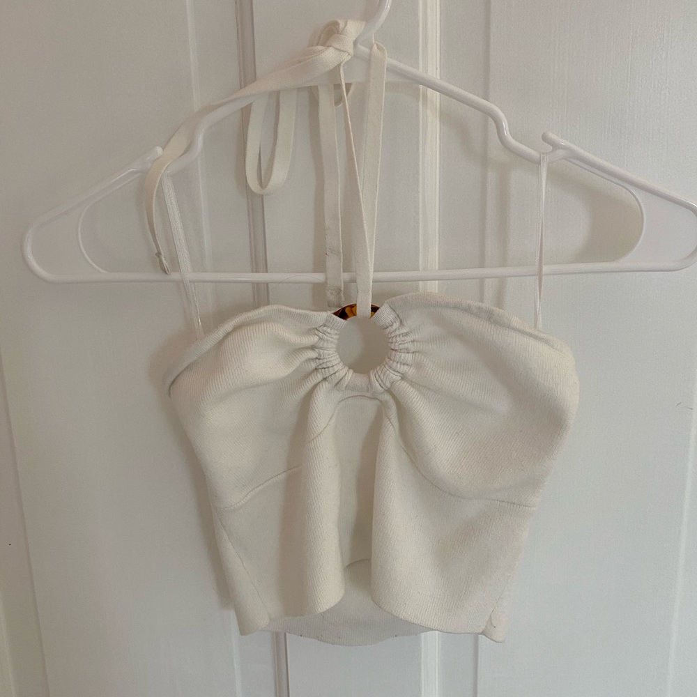Halter crop top